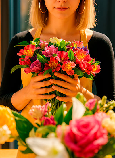 Доставка свежих цветов в Алёшках за 2 часа