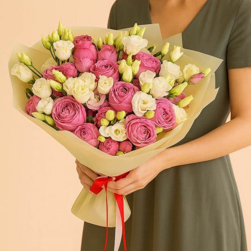 Букет «Розовая нежность»